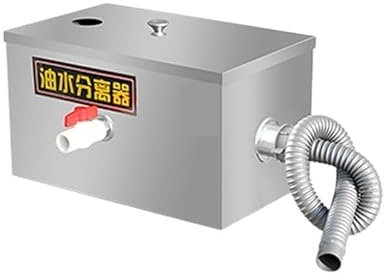 Bac à Graisse, 400x250x230mm, intercepteur de piège à graisse, intercepteur d'huile en acier inoxydable, séparateur d'eau d'huile, outils de traitement des eaux usées forde restaurant, pour cuisine,