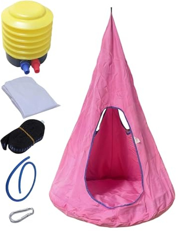 Siège Balançoire pour – Hamac Réglable Multifonctionnel avec Coussin, Max 150 Kg, Chaise Suspendue pour, Tente Aérienne | Balançoire Nid D'intérieur Et D'extérieur pour Salon, Jardin,