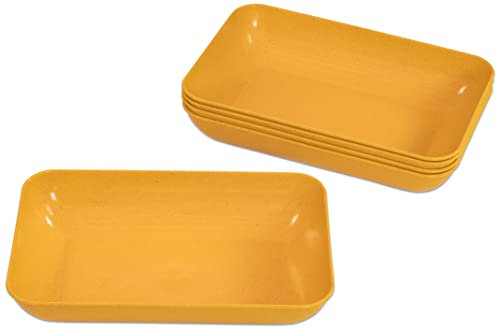 Betzold Materialschalen aus treeNside-Material - Set 5 Stück Bastelschalen Kindergarten