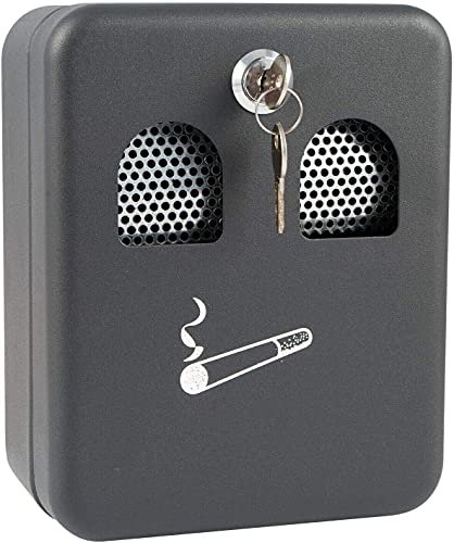 Ash bin Wall Mounted Ashtray Outside Pub Garden Office Smoking Box Tray Cigarette