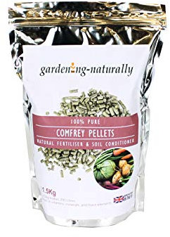 100% Pure Comfrey Pellets Natural Fertiliser and Soil Conditoner for Healthy Crops (1.5kg)