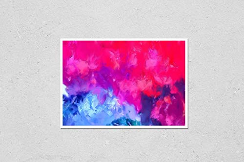 Poster Reproduction of Abstract painting. Art for sale. Oil paint. Modern impressionism artwork. Contemporary wall arts. Paper or canvas print. Template for creating design Variation Number 9