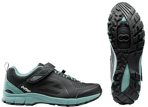Northwave Escape Evo MTB Trekking Fahrrad Schuhe schwarz/blau 2021: Größe: 37
