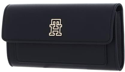 TOMMY HILFIGER TH Timeless Large Flap Wallet Space Blue