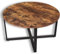 holz4home® Couchtisch Indie I Runder Wohnzimmertisch Ø88cm I Industrial-Look Braun I Vintagetisch Teetisch Vintage Sofatisch I Moderner Beistelltisch Fernsehtisch