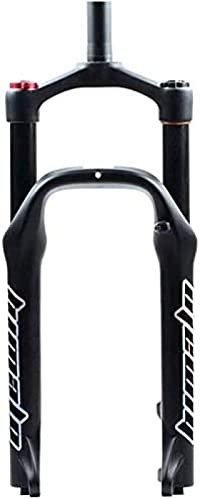 Cykelgaffel 20 tum Cykelfjädring Luftgaffelgafflar Mtb Cykelgaffel Cykelgaffel Luftgaslåsning Fjädringsgafflar Aluminiumlegering För 4.0 Däck 135Mm