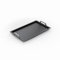 AMT Gastroguss Gastronorm - Grillplatte GN 1/1 glatt, Nicht-Induktion, 53 cm x 32,5 cm, 2 cm hoch, mit Edelstahlgriffen, Lotan® Antihaft-Veredelung, AMZN-25333-G