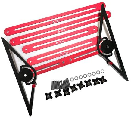 Professionelle Stufenmatten Schablone Werkzeug Stufenmatten Vorrichtungen mit klarer Skala für verschiedene Treppentypen und Baubedürfnisse