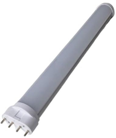 Lanshui - Lampadine LED fluorescenti 2G11 AC85-265, 22 W 2G11, 535 mm, con alimentazione integrata (4000 K (bianco naturale)