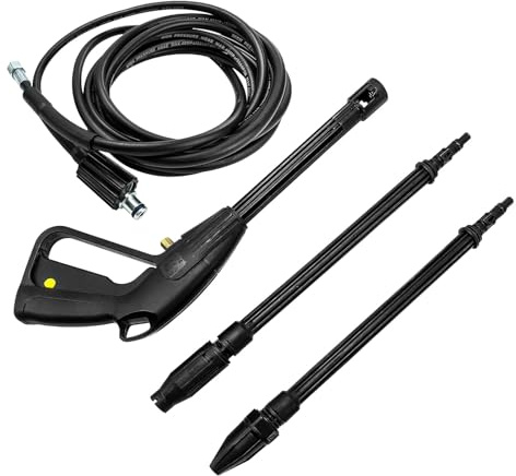 ETUCYNG Pistola de alta presión, limpiador de alta presión portátil, accesorio de lavado de coches, boquilla de pulverización con mango ergonómico para terraza, coche, ventana, jardín, casa