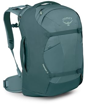 Osprey Farpoint Sac de voyage homme, 40L, Cascade Blue-Torrent Blue