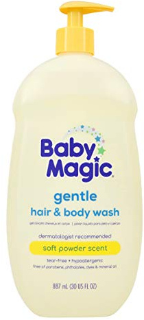 Baby Magic 2 In 1 Baby Wash & Shampoo, Calendula & Coconut, Calendula Oil & Coconut Oil, 30 Fl Oz