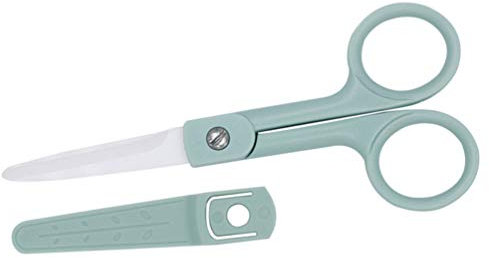 BESTONZON K¨¹chenscheren Keramik Schere K¨¹che Nahrungs Schere K¨¹che Gesunde Ern?hrung Schere Lebensmittel Cutter f¨¹r Pflege F¨¹tterung 12cm