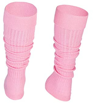 STEVEN Stulpen für Mädchen - Rosa Wadenwärmer aus Baumwolle, Beinstulpen für Kinder, Leg Warmers - Geschenk für Junge Tänzer