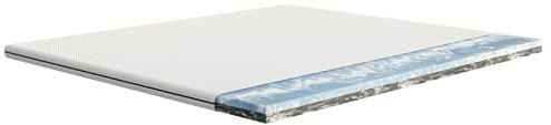Emma Premium Matratzen Topper, 6cm dick, Wendbarer HRX-Schaum für anpassbaren Komfort, Atmungsaktiv und Waschbar mit UltraDry-Bezug, 160x200cm, Hergestellt für Springbetten und Schlafsofas