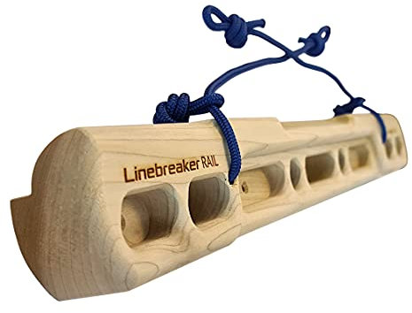 Linebreaker AIR Rail – Mobiles Fingerboard fürs Klettertraining | Mit Trainings-App | Ideal für Unterwegs - einfach aufhängen, überall trainieren