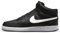 Nike Herren Court Vision Mid Next Nature Basketball Shoe, Black White Black, 46 EU