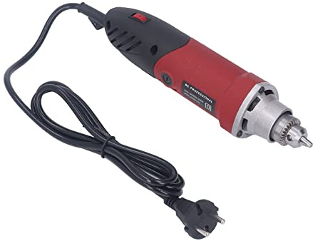 Rakslip, 0,6–6,5 mm borrchuck, ABS, EU-kontakt, 220 V, justerbar hastighet, hög säkerhet, elektrisk stavslip för borrning