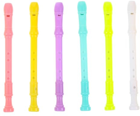 FUNOMOCYA Lot De 6 Stylos à Encre Gel Créatifs De Flûte à Bec, Pointes Fines, Couleurs Assorties, Stylos Amusants Pour Journal Et Fournitures Scolaires