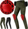 SHIMA Giro Motorrad Hose Damen mit Protektoren Airforce Knieprotektoren Motorradhose Kurzgrößen Hosen für Mann Protektorenhose Textilhose Urban Stretch Cargohose Lang (Frauen, Khaki, 24/30)