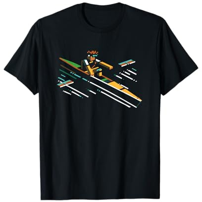 Canottaggio Cartoon Look Sculling Sport acquatici Maglietta