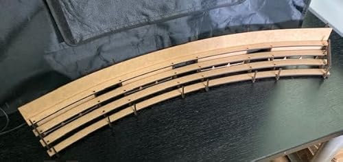220136 Slotcar Tribune courbe 3 avec bandes de bord