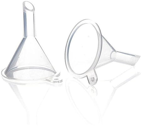 COLLBATH 5 Piezas Embudos Transparentes De Plástico Pequeños Para Cocina Y Hogar Embudo Multipropósito Para Transferir Líquidos Polvos Especias Utensilios Útiles Para Complementos De Cocina