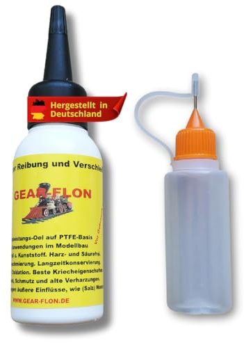 Modellbahnöl mit PTFE – Hochleistungs Schmieröl für Modelleisenbahn & Modellbau – Präzise Schmierung & Langzeitpflege – Spezialöl für Lokomotiven, Achsen & Getriebe(50ml)