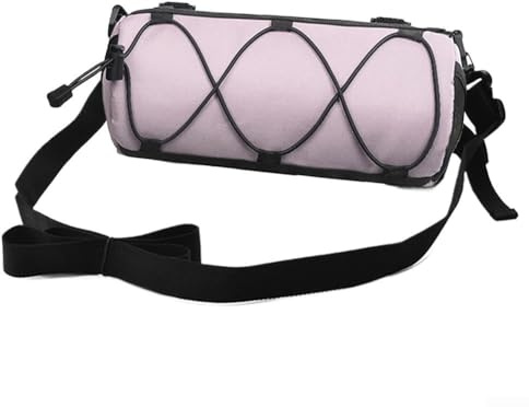 Bolsa frontal de ciclismo resistente al agua con capacidad de 2 4 L, tiras de seguridad reflectantes, correas ajustables para un ajuste seguro y correa de hombro extraíble para transporte fuera de la