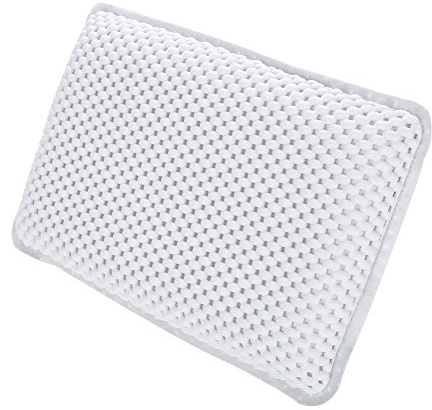 Yinhing Oreiller de Bain en PVC pour Soutien du Cou et du Dos, Mousse Souple, Appui-tête de Baignoire Intérieur, Conception Ergonomique, Apaise Les Muscles Fatigués, Soulage Les