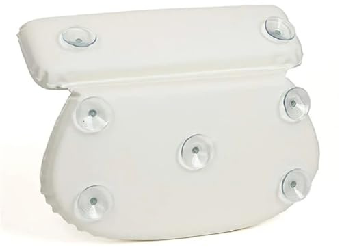 Badkarskudde hals PVC-svamp badkarskudde, ryggstöd, badrum badkar nackstöd, sugkopp
