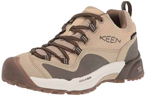 KEEN Damen Wasatch-Wappen, wasserdicht Sneaker, Safari Timberwolf, 39 EU