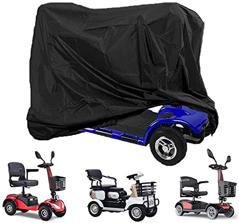 Heavy Duty Scooter Cover - All-Weather Protection, UV & Waterproof for Most Mobility Scooters - 140 x 66 x 91 cm/55 x 26 x 36 inch