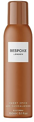 Bespoke Sweet Spice and Sandalwood Spray Corporel pour Homme 150ml