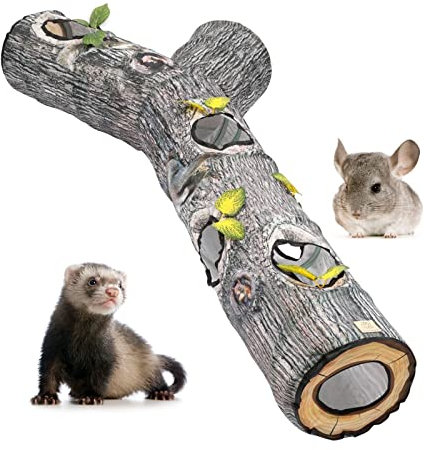 Katzenspielzeug Katzentunnel, 3-Wege Katzentunnel, Faltbar Katze Spieltunnel Hideaway Katzenspielzelt Zusammenklappbarer