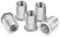 50 Pièces Insert M5, Leryati Écrous à Sertir Rivet Fileté, Écrou de Rivet Fileté en Acier Inoxydable Tête Plate Ecrou, Rivets Inserts Filetés Pour Métriques, Écrous à Riveter Aveugle Rivets Fileté