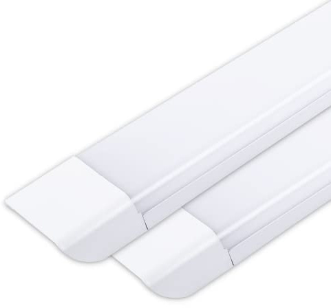 CLAR - Neon LED 120 cm, 60 W, blanco frío, 6500 ºk (paquete 2)