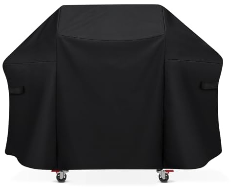 Delixike Cubierta de parrilla 7107, 152 cm para parrilla de gas WeberGenesis serie E y S, cubierta de revestimiento de PU para Genesis E/S-60