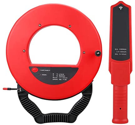 Leitungssuchgerät, Pipeline Blockage Tester Wall PVC Iron Pipe Blockage Detector Diagnostic Tool Scanner Klempner Instrument(661B(30m))