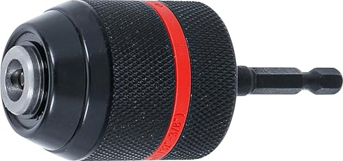 BGS 74469 | Portabrocas automático | versión metálica | entrada hexágono exterior 6,3 mm (1/4) x 20 UNF | 0,8-10 mm