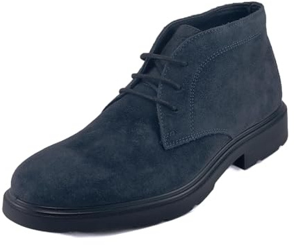 IGI&Co Stivaletti Chukka in Camoscio Blu scuro, Suola Robusta, Design Classico, Scarpe Eleganti da Uomo, Gloover, 8600122, Polacchina (Sistema Taglie Calzature EU, Adulto, Numero, Media, 41)