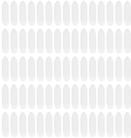 Healeved 100 capuchons de protection pour coupe-cuticules - Étui de protection en plastique pour pince à cuticules 8710 - Étui transparent portable pour outils de manucure en salon - Diamètre 7 mm