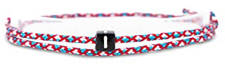 Made by Nami Surfararmband personlig med bokstav – kvinnor män flickor par armband individualiserat – flickvän vänskapsarmband gåva – vattentätt och justerbart, K, Nylon
