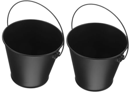 CANIGHT 2stücke Metallauffangbehälter Für Grillöl Robuste Fettschüssel Für BBQ Im Freien Leicht Zu Reinigen Für Camping Und Picknick