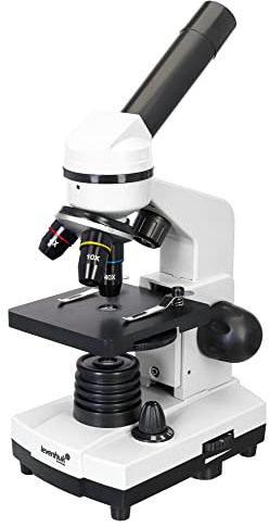 Levenhuk Rainbow 2L Moonstone Home Lab Kit STEM per Bambini con Microscopio Biologico Portatile 400x, Guida Agli Esperimenti Illustrata a Colori, Campioni Preparati e Strumenti Scientifici (IT)