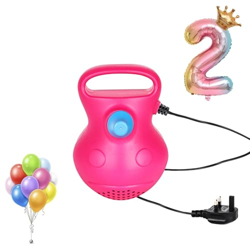 BEAUTYOVO Electric Balloon Pump UK, Small Portable Balloon Inflator for Quick Decoration of Birthday Party, Wedding, Halloween, and Events