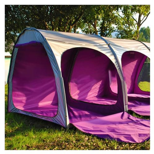 Tente de vélo d'extérieur pour 2/3/4/5 vélos, abri de moto pliable avec protection contre les intempéries Violet