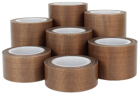 COYOUCO Ruban en téflon, 0,13 mm d'épaisseur 70-100 mm de Large Ruban adhésif PTFE pour Machine à sceller sous Vide et Les Industries électriques, 10 mètres de Long,100mm