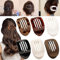 LIANRISES 6 Pièces Grosse Pince Plate A Cheveux Femme, Conception Courbée Pour Coucher Et Conduire, Mat, Cheveux Minces épais