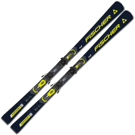 Ski Alpinski Carvingski - Fischer RC4 Superior TI AR - On-Piste-Rocker - inkl. Bindung RC4 Z11 Z3-11 - für fortgeschrittene und Gute Fahrer - Carvingski für präparierte Piste (155cm)